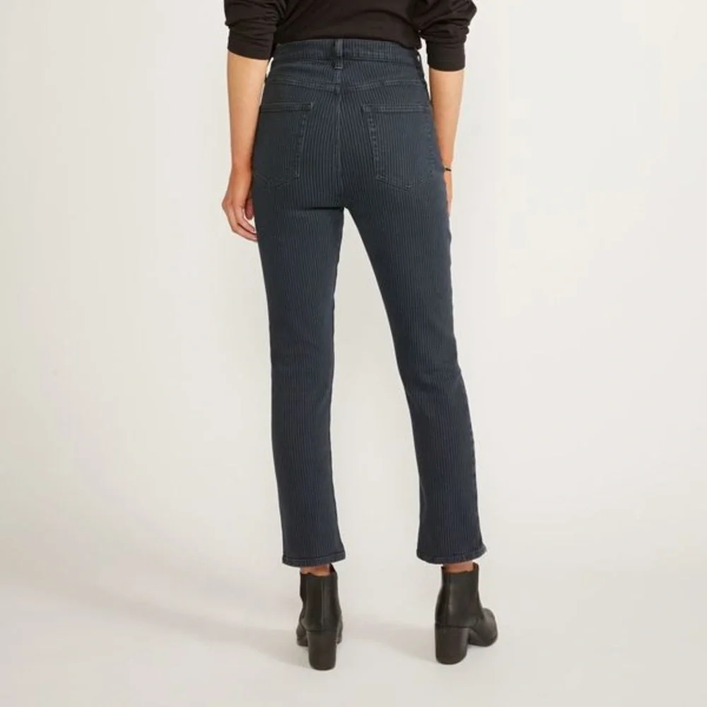ETICA women’s SCARLET MID RISE SLIM IN NIGHT STRIPE